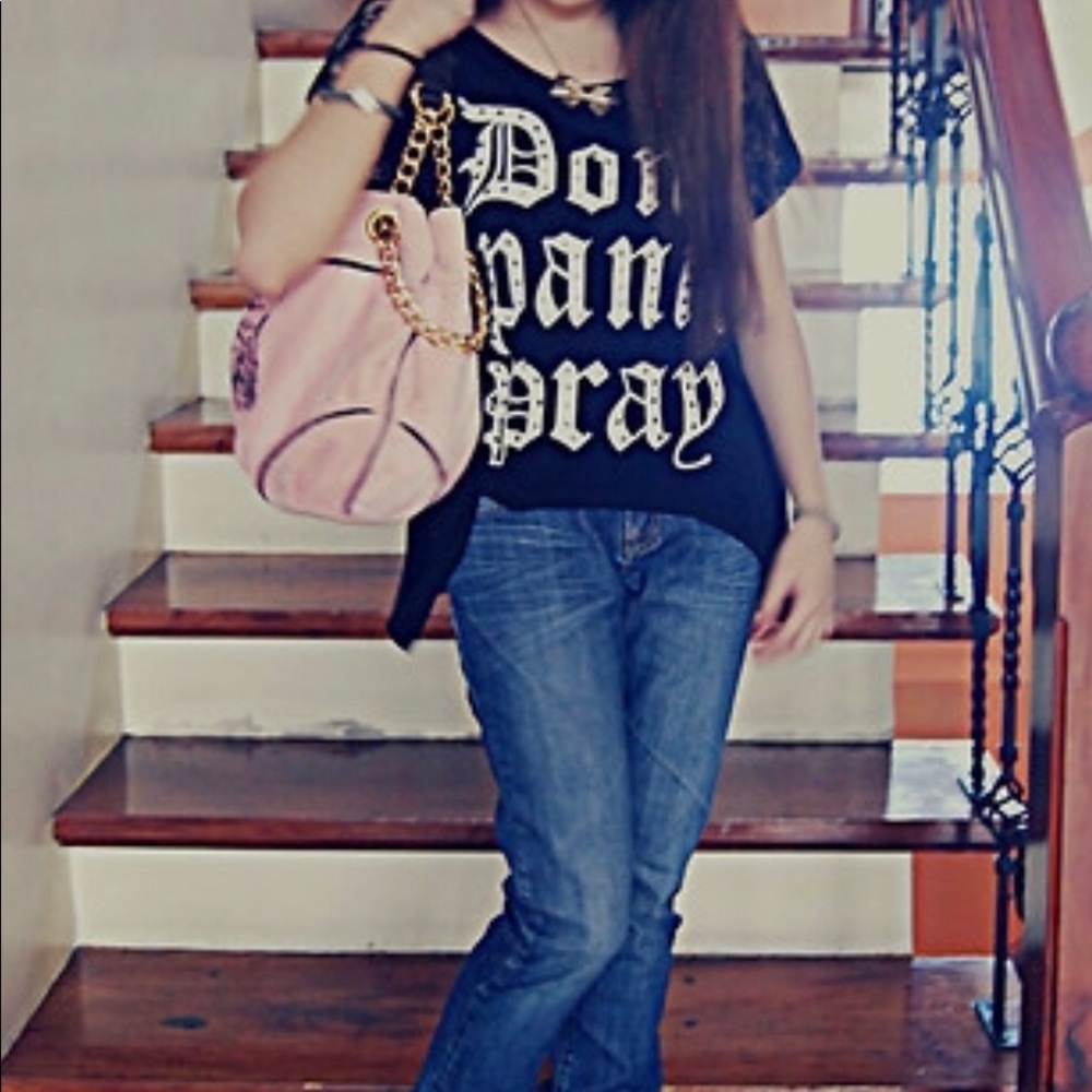 Black Lace sleeve top